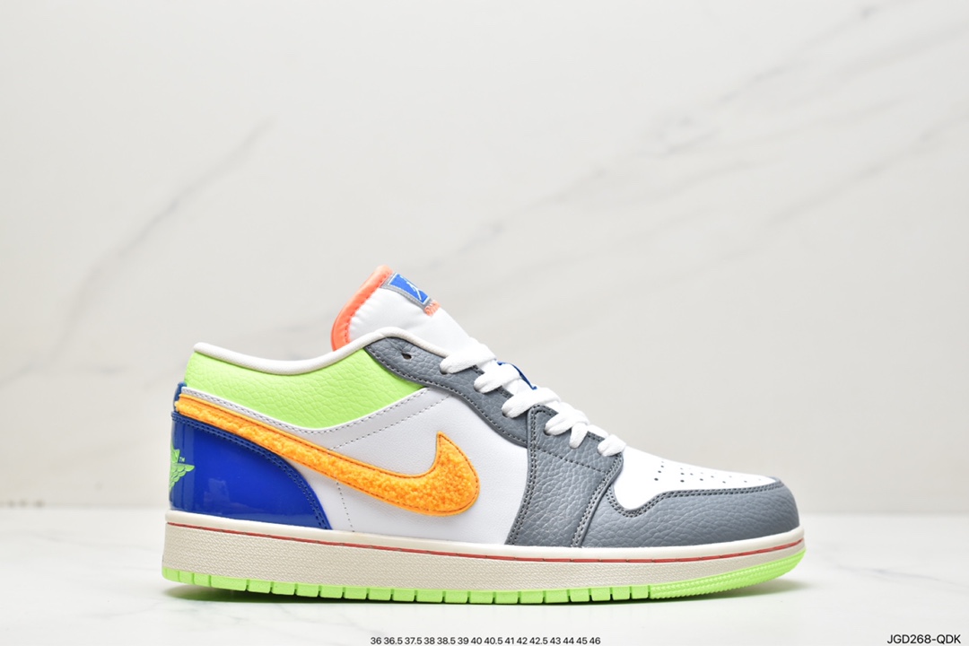 180 耐克Nike Air Jordan Retro 1 Low GS”Electric Green”AJ1低帮FB1835-181