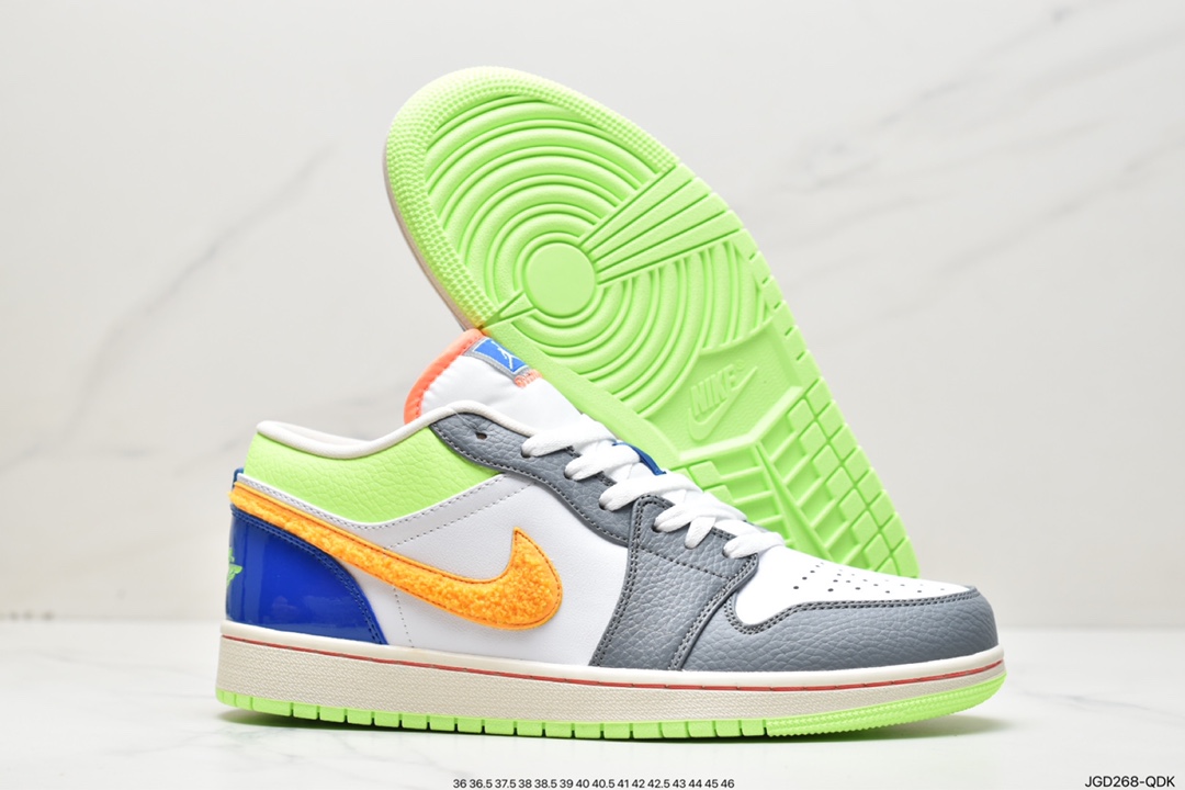 180 耐克Nike Air Jordan Retro 1 Low GS”Electric Green”AJ1低帮FB1835-181