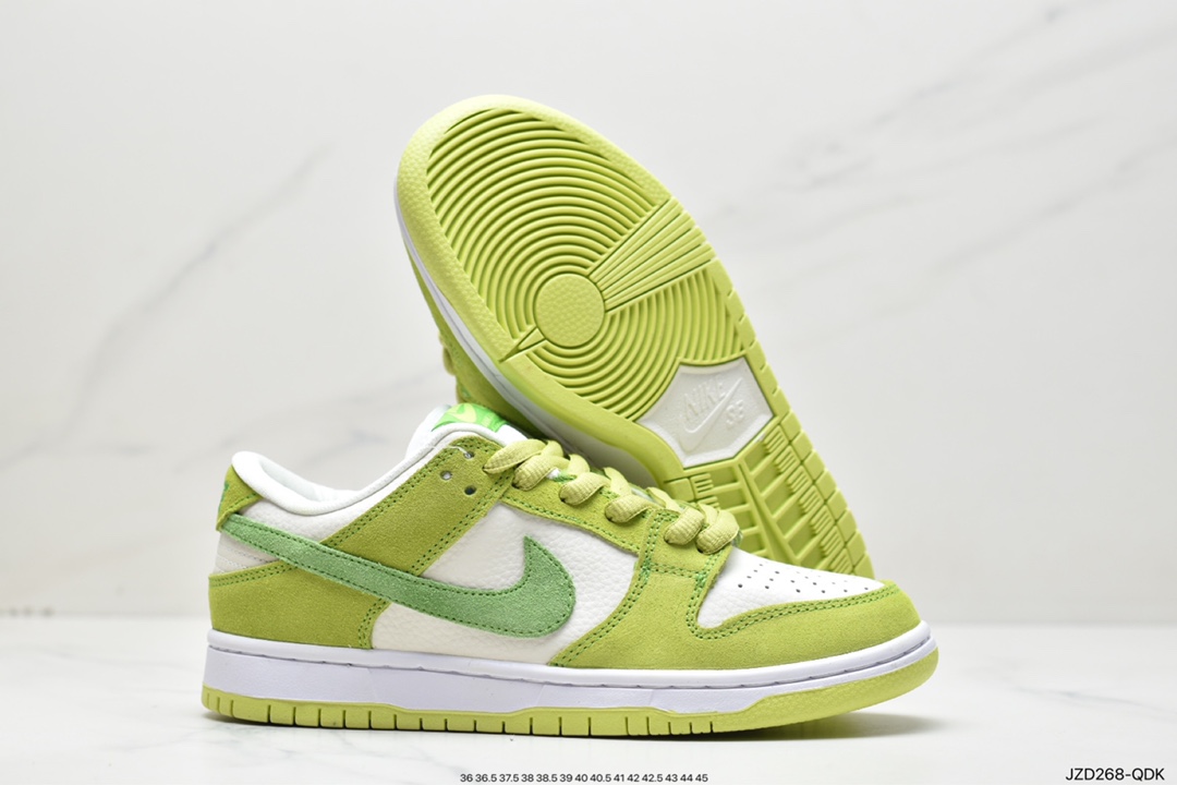 140 水果主题系列“青苹果”上线 SB Dunk Low”Green Apple”扣篮系列低帮DM0807-300