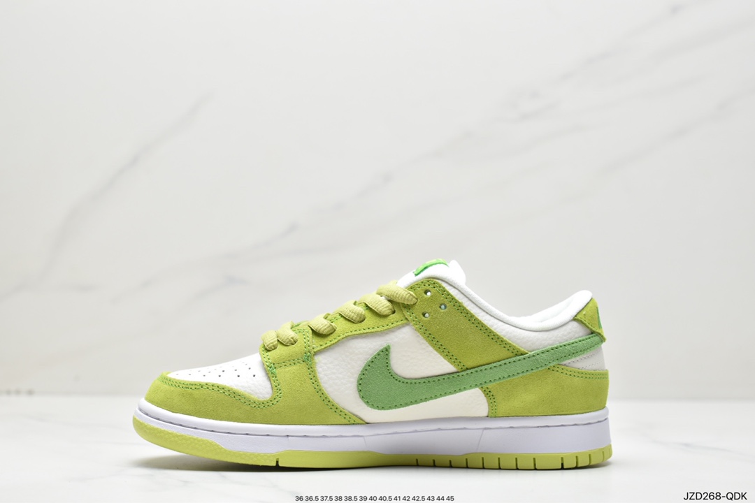 140 水果主题系列“青苹果”上线 SB Dunk Low”Green Apple”扣篮系列低帮DM0807-300