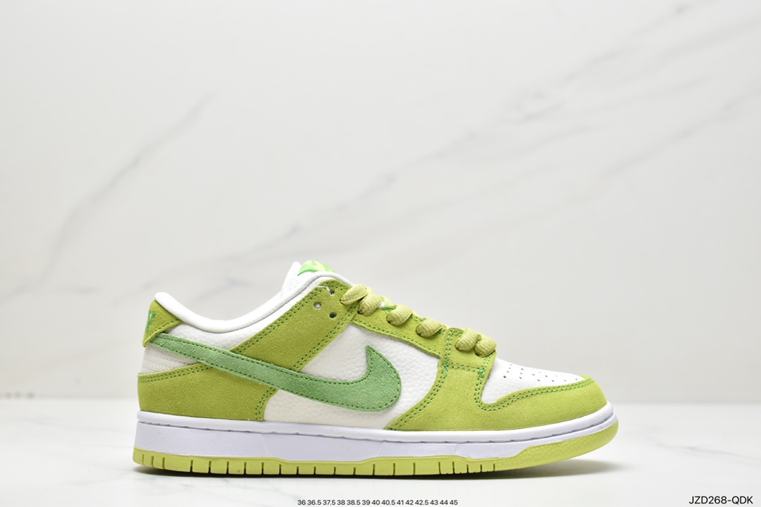140 水果主题系列“青苹果”上线 SB Dunk Low”Green Apple”扣篮系列低帮DM0807-300
