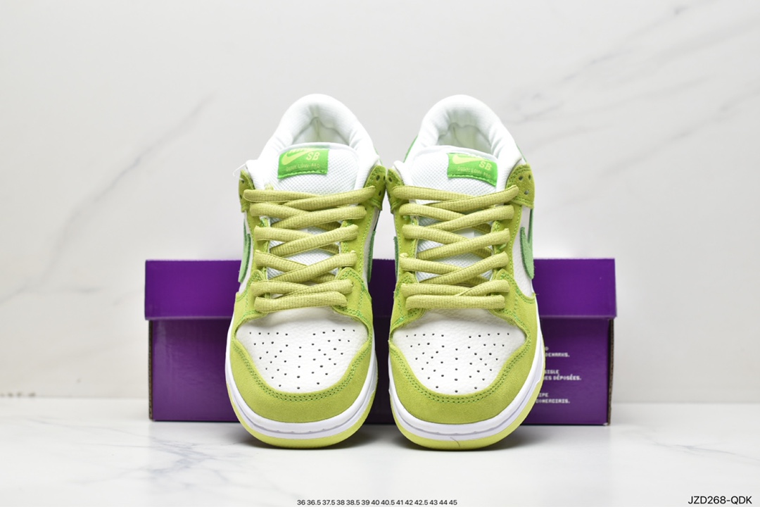 140 水果主题系列“青苹果”上线 SB Dunk Low”Green Apple”扣篮系列低帮DM0807-300