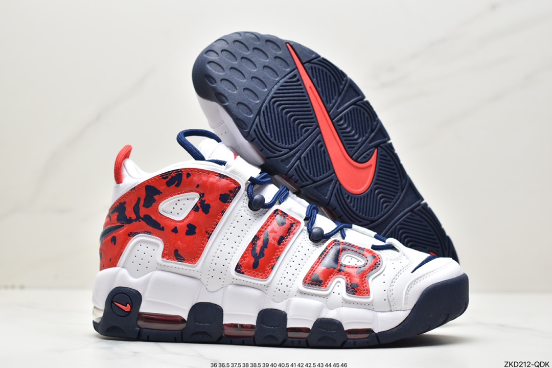 270 Nike Air More Uptempo皮蓬全掌气垫篮球鞋 DX1790-700