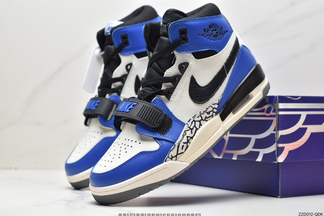 250 三合一最强合体Just Don x Jordan Legacy 312”White/Black/Volt”乔丹篮球鞋 AQ4160-104
