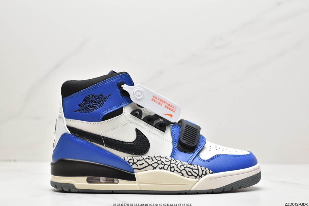 250 三合一最强合体Just Don x Jordan Legacy 312”White/Black/Volt”乔丹篮球鞋 AQ4160-104