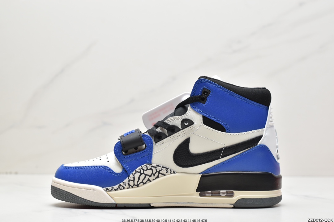 250 三合一最强合体Just Don x Jordan Legacy 312”White/Black/Volt”乔丹篮球鞋 AQ4160-104