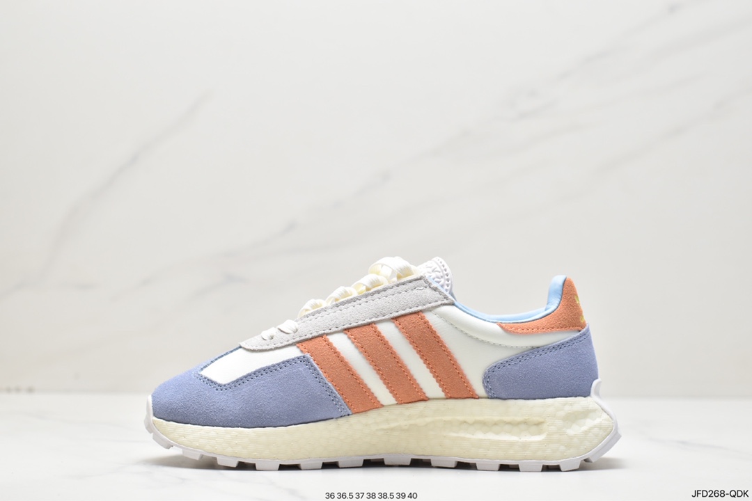 Adidas Originals Retropy E5 popcorn midsole retro sports and leisure running shoes HP7743