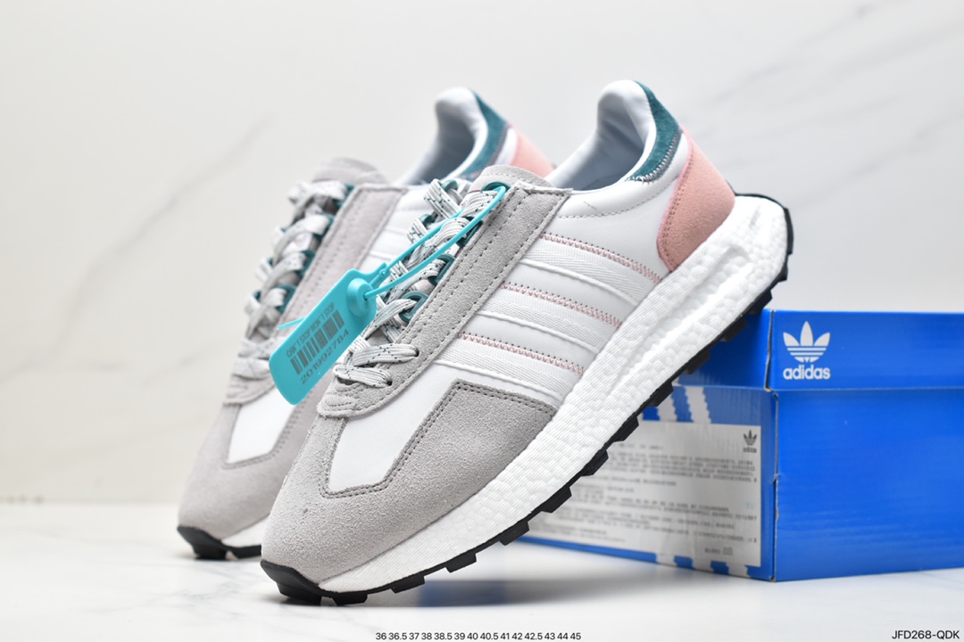 Adidas Originals Retropy E5 popcorn midsole retro sports and leisure running shoes GY9912