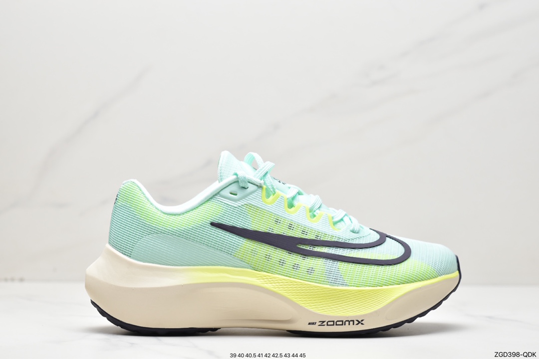 290 纯原Nk Zoom Fly 5超轻跑步鞋 REACT 泡棉搭配碳纤维板 DM8968-300