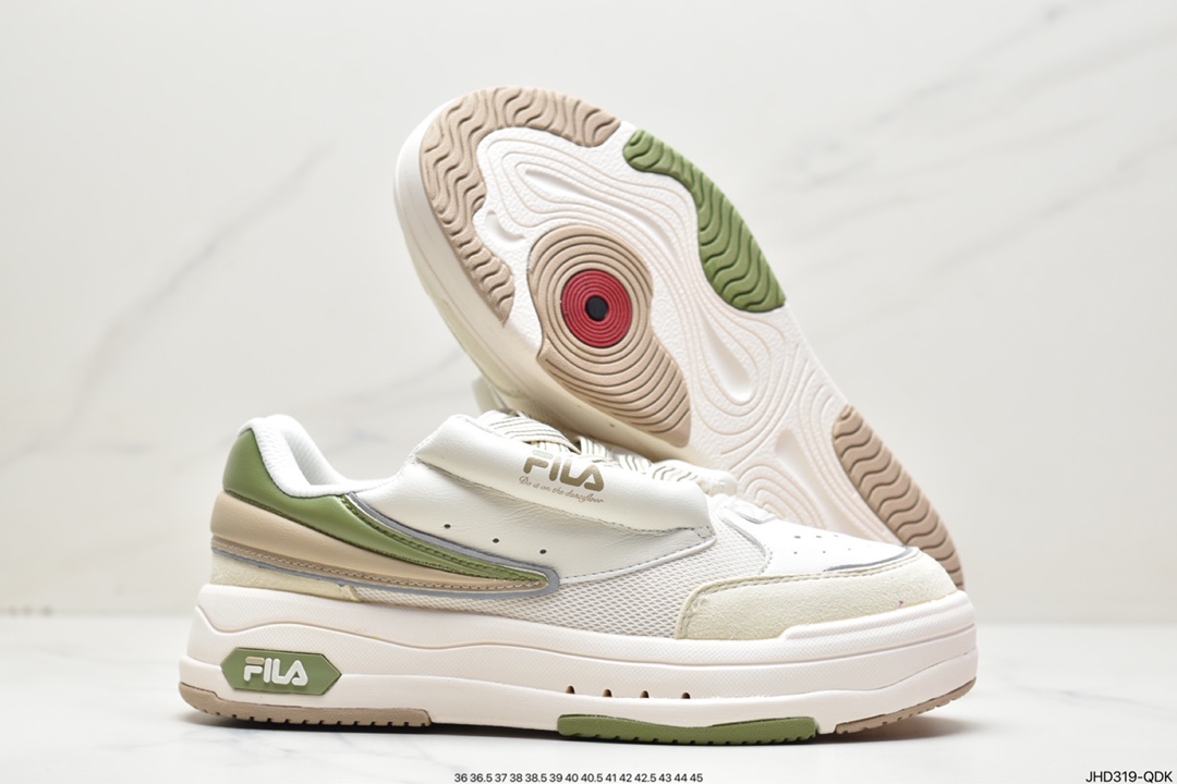 FILA daddy shoes daddy wind thick bottom increased retro neutral casual sports jogging shoes F12M244201FWT