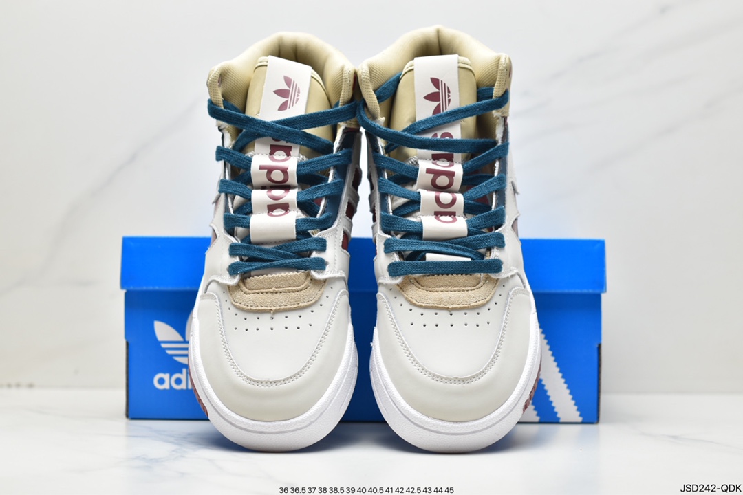 Adidas Drop Step XL 2022 Adi Clover Spring New Campus Basketball Style Lightweight Sports Shoes GV9326