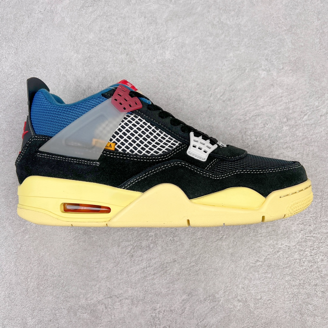 ＃K版纯原 Union x Air Jordan AJ4 Retro \\\”Off Noir\\\” UN联名黑蓝 DC9533-001 全新升级改良 原鞋原楦原纸板同源开发 完美呈现乔4的版型 内侧正确双色网格 还原细节 原厂皮料 正确气垫颜色 正确网格工艺 正确拉帮工艺 全鞋原装材料制作 原档案原模具打造 支持全方位与正品对比 尺码：40 40.5 41 42 42.5 43 44 44.5 45 46 47.5-选品中心