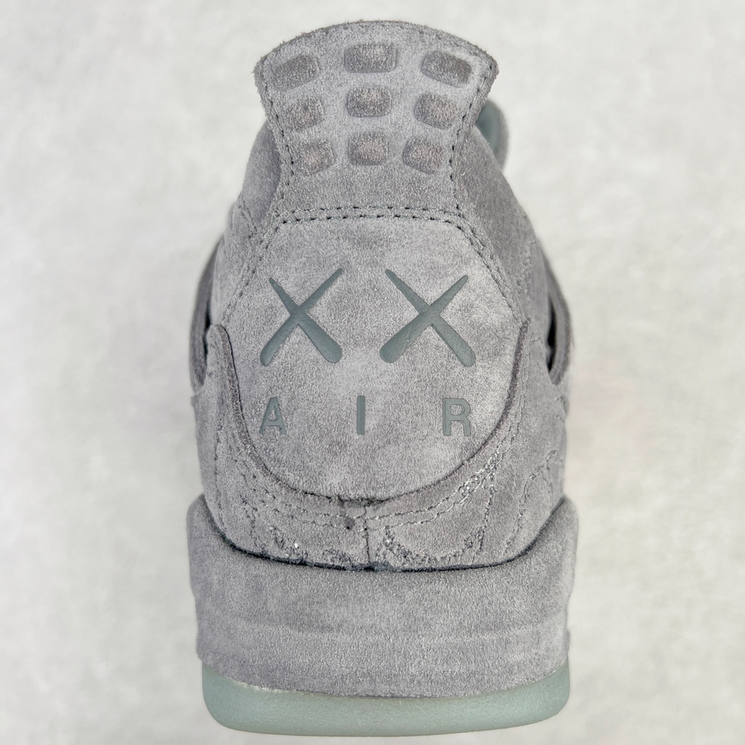 图片[8]-💰390 ＃PB KAWS x Air Jordan AJ4 \”Cool Grey\” 涂鸦联名酷灰 930155-003 翻水经典 历史细节最优 完美出货纯原市场最高工艺复刻 无色差修正 夜光大底调试 涂鸦、色卡与原版基本零差距 原厂麂皮定制 高密度原厂电绣鞋面涂鸦 原盒原配 独家配原鞋拆解开发#原楦原纸板开发 全市场最纯正四代版型 原底真实气垫 回弹反馈充足 完美鞋楦打造 市面最高工艺一切细节如图实拍 所见所得 原装头层皮冲裁 Size：40 40.5 41 42 42.5 43 44 44.5 45 46 47.5 编码：by4936060-运动鞋