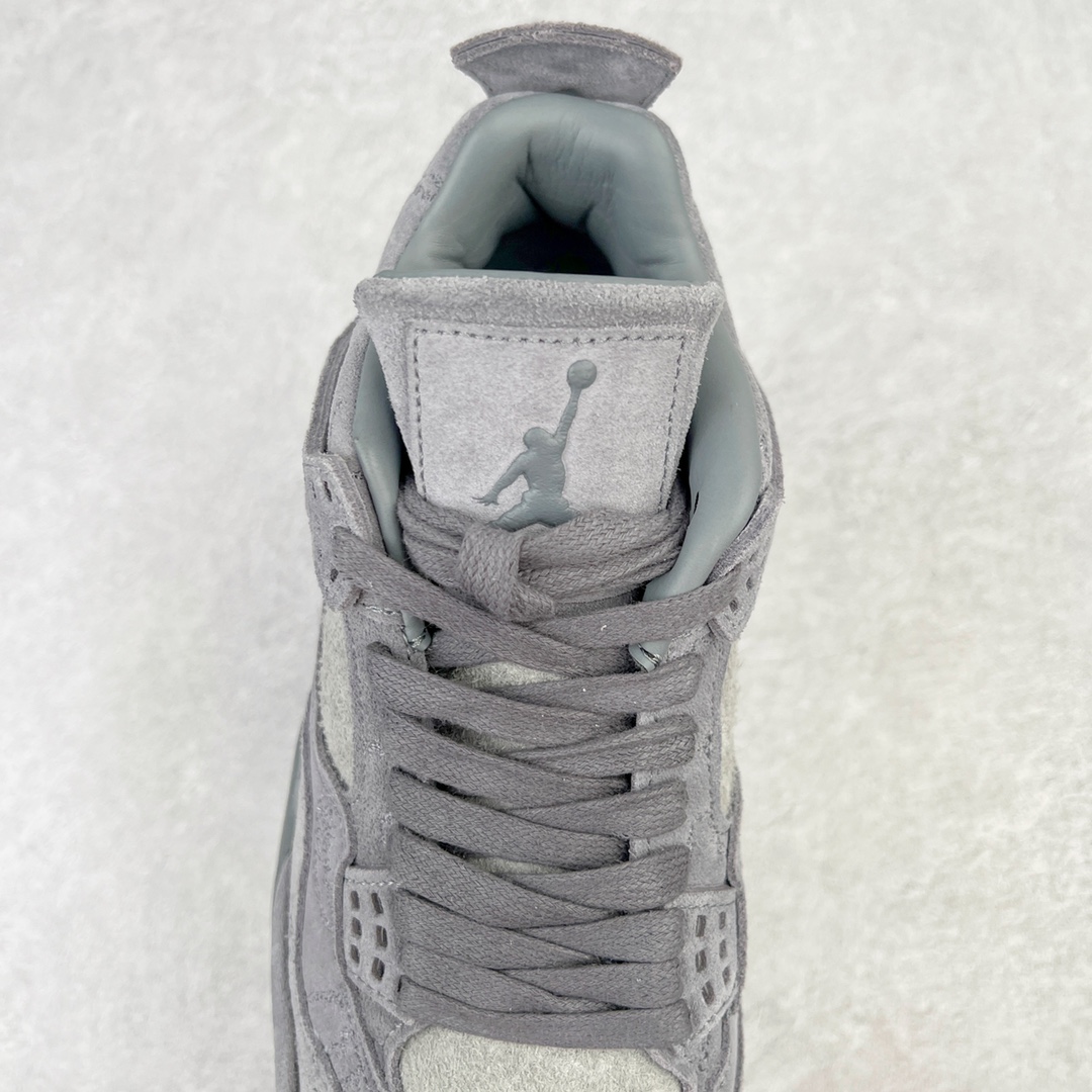 图片[5]-💰390 ＃PB KAWS x Air Jordan AJ4 \”Cool Grey\” 涂鸦联名酷灰 930155-003 翻水经典 历史细节最优 完美出货纯原市场最高工艺复刻 无色差修正 夜光大底调试 涂鸦、色卡与原版基本零差距 原厂麂皮定制 高密度原厂电绣鞋面涂鸦 原盒原配 独家配原鞋拆解开发#原楦原纸板开发 全市场最纯正四代版型 原底真实气垫 回弹反馈充足 完美鞋楦打造 市面最高工艺一切细节如图实拍 所见所得 原装头层皮冲裁 Size：40 40.5 41 42 42.5 43 44 44.5 45 46 47.5 编码：by4936060-运动鞋