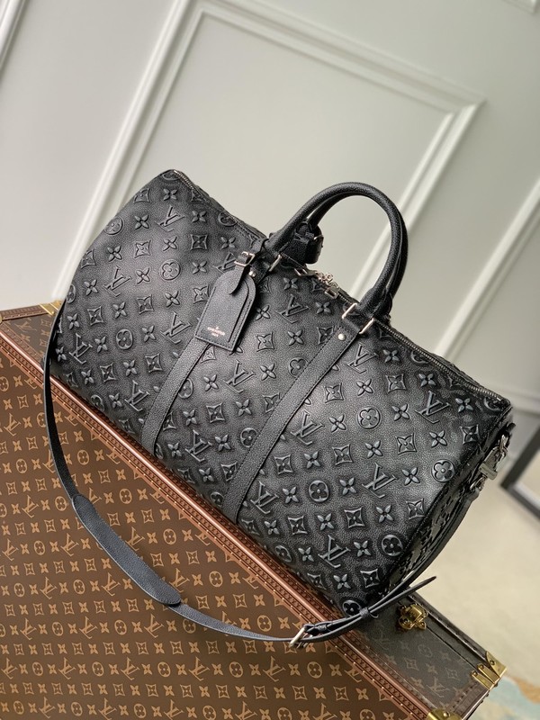 Buy Sell Louis Vuitton LV Keepall Travel Bags Black Printing M21375