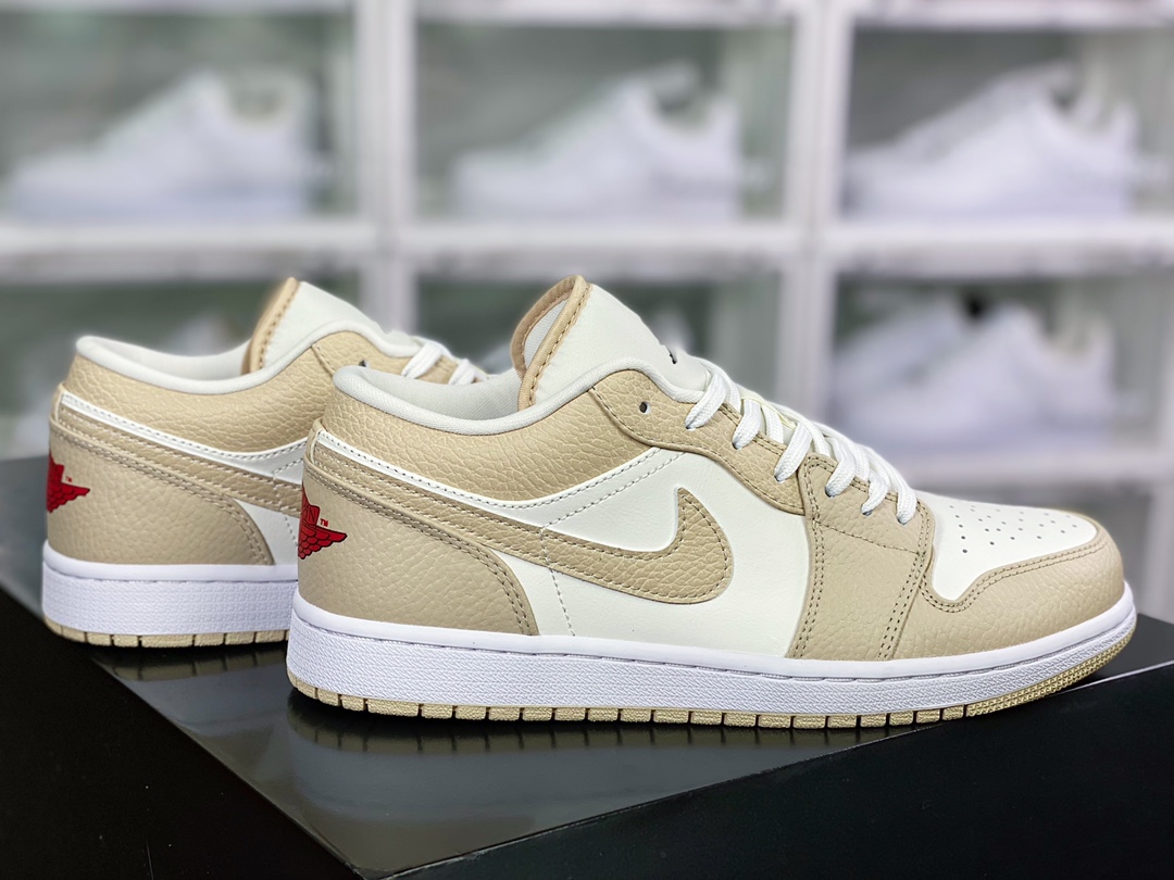 220 Air Jordan 1 Low SE"Heavy Tan Leather"AJ1乔丹一代低帮FB7168-121