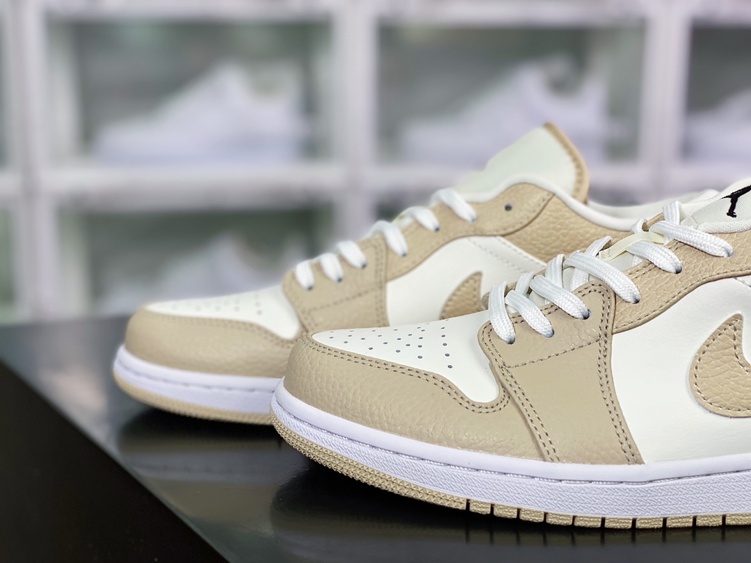 220 Air Jordan 1 Low SE"Heavy Tan Leather"AJ1乔丹一代低帮FB7168-121