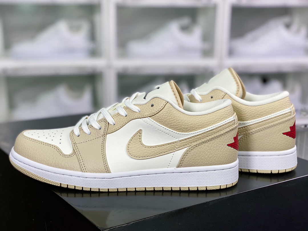 220 Air Jordan 1 Low SE"Heavy Tan Leather"AJ1乔丹一代低帮FB7168-121