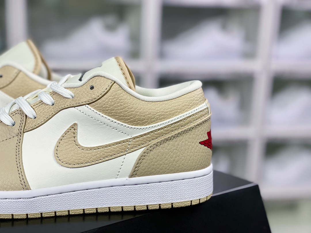 220 Air Jordan 1 Low SE"Heavy Tan Leather"AJ1乔丹一代低帮FB7168-121