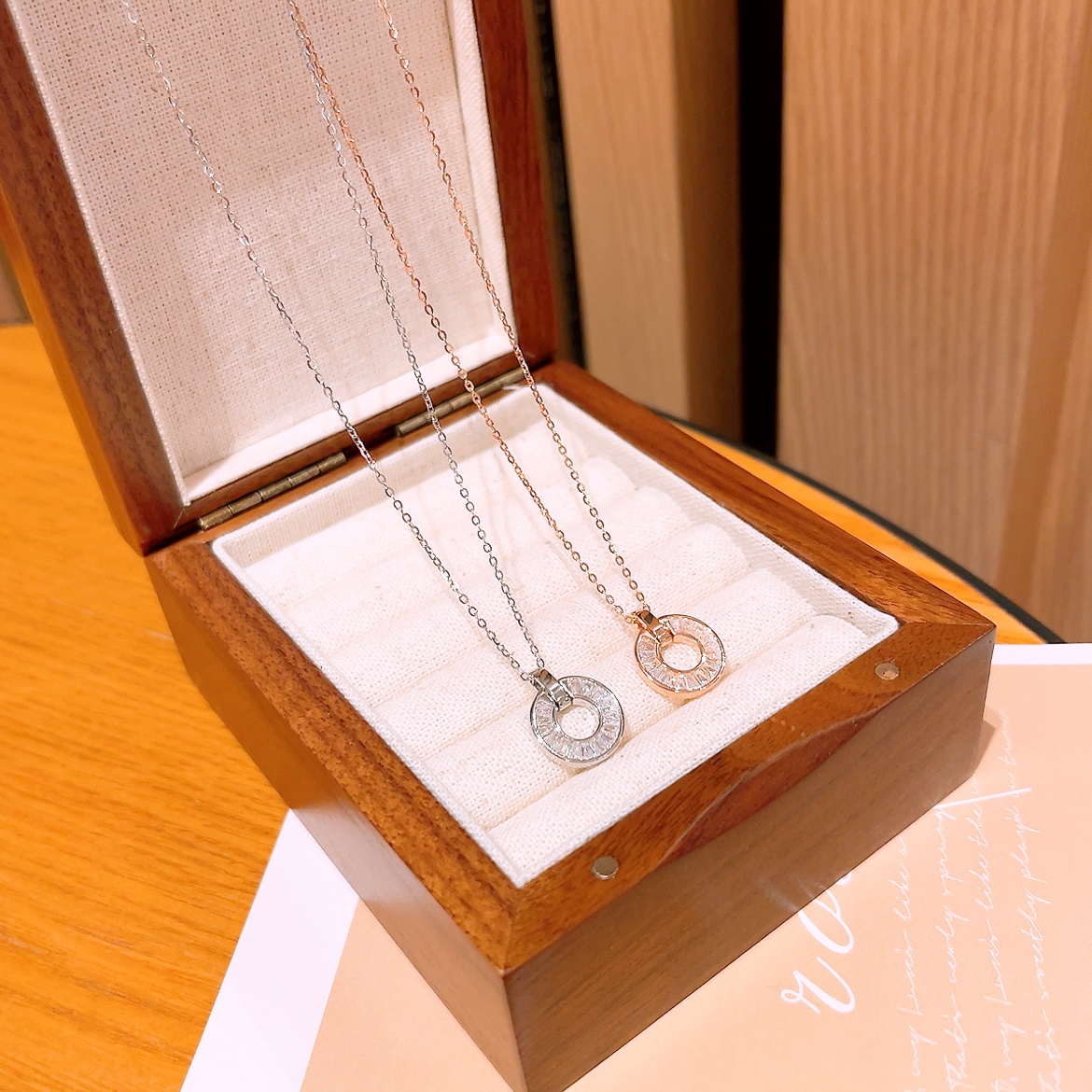 Low Allergy Silver Necklace Fashion Engagement Silver