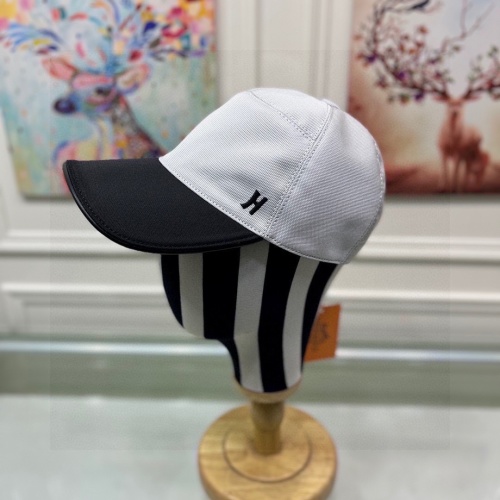 Hermes Color Block Baseball Cap with Adjustable Buckle - Breathable Canvas 1 Hermes Color Block Baseball Cap with Adjustable Buckle - Breathable Canvas