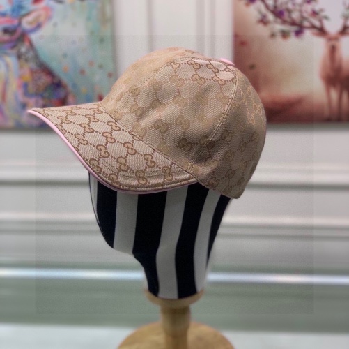 Gucci Classic Baseball Cap with GG Canvas & Adjustable Fit, Beige/Pink 1 The classic model is shipped! Comes with a box bag, a Gucci (Gucci) classic original baseball cap😍😍Customized at a 1:1 mold at the counter, the highest version, original canvas fabric + first-layer cowhide, light and breathable! Real shot, suitable for men and women in all seasons, basic head circumference 56cm, adjustable patches.