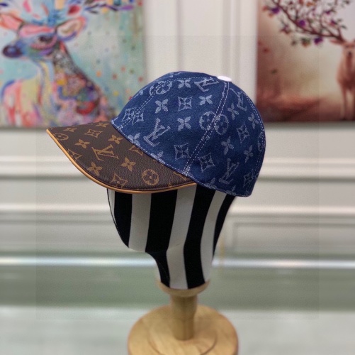 Louis Vuitton Baseball Cap Denim Monogram, Adjustable Strapback Hat 1 Louis Vuitton Baseball Cap Denim Monogram, Adjustable Strapback Hat