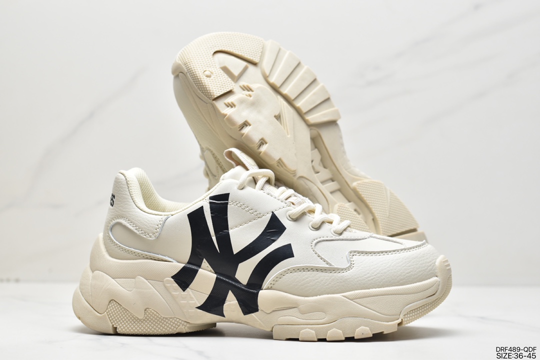 American Rugby Yankees limited x MLB Big Ball Chunky A Running thick-soled daddy thick-soled casual sports jogging shoes