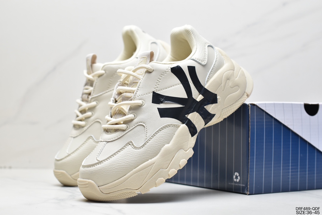 American Rugby Yankees limited x MLB Big Ball Chunky A Running thick-soled daddy thick-soled casual sports jogging shoes