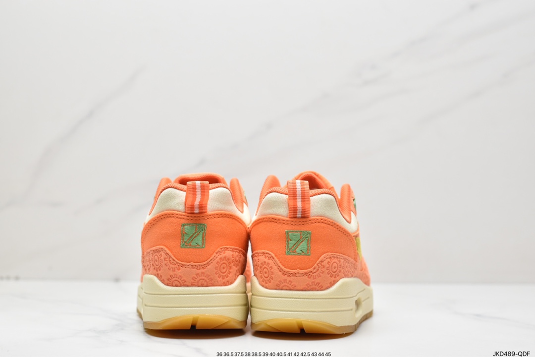 160 耐克Nike Air Max 1 2022复刻橘黄 复古休闲跑步鞋DZ5352-847