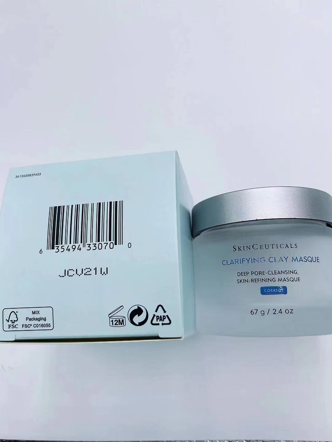SkinCeuticals Clarifying Clay Mask - Deep Pore Cleansing, 67g/2.4oz 4 a1670188305025 0856