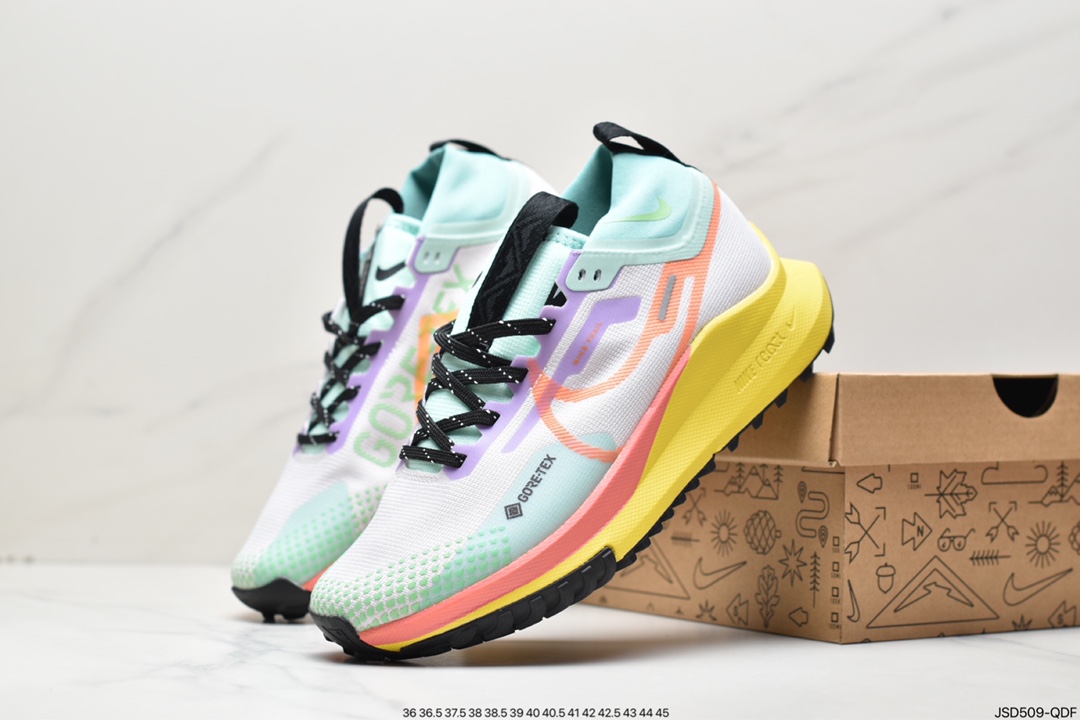 200 Nike React Pecasus Trail 4 GORE-TEX 飞马涡踪迹4代慢跑鞋DJ7926-500