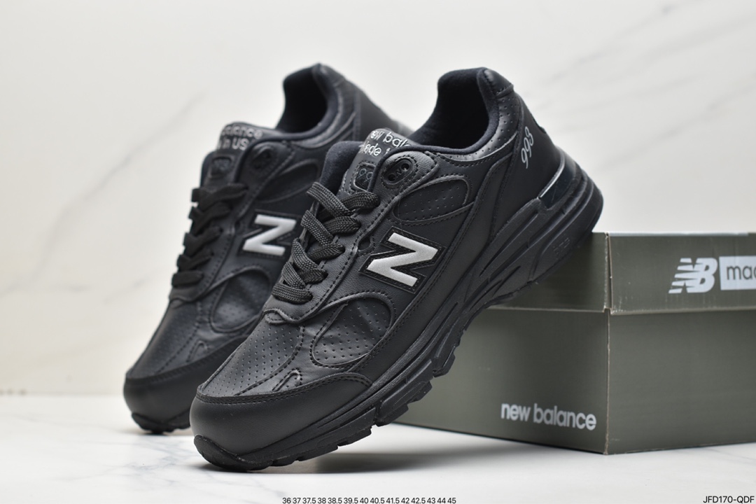 Co-branded New York fashion brand Aimé Leon Dore x NB Made in USA MR993 series American-made running shoes MR993B