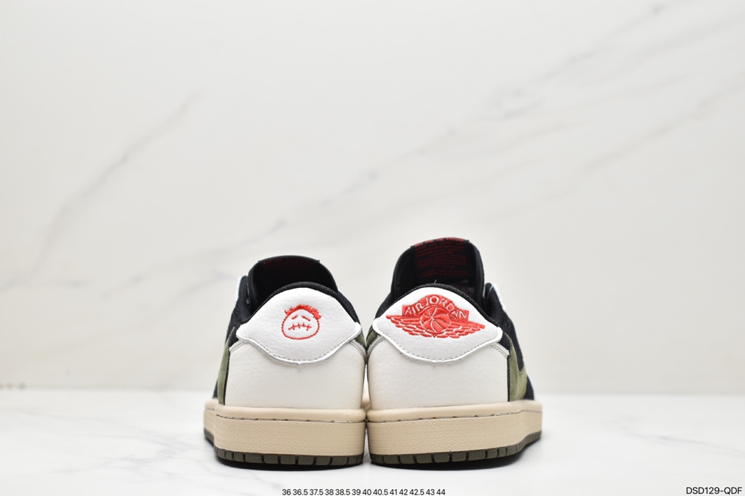 100 乔丹Air Jordan 1 Low 联名款 倒钩 低帮复古文化休闲运动篮球鞋 CQ4277-001