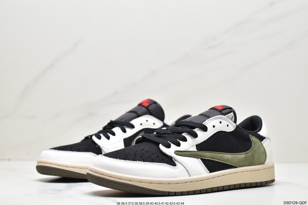 100 乔丹Air Jordan 1 Low 联名款 倒钩 低帮复古文化休闲运动篮球鞋 CQ4277-001