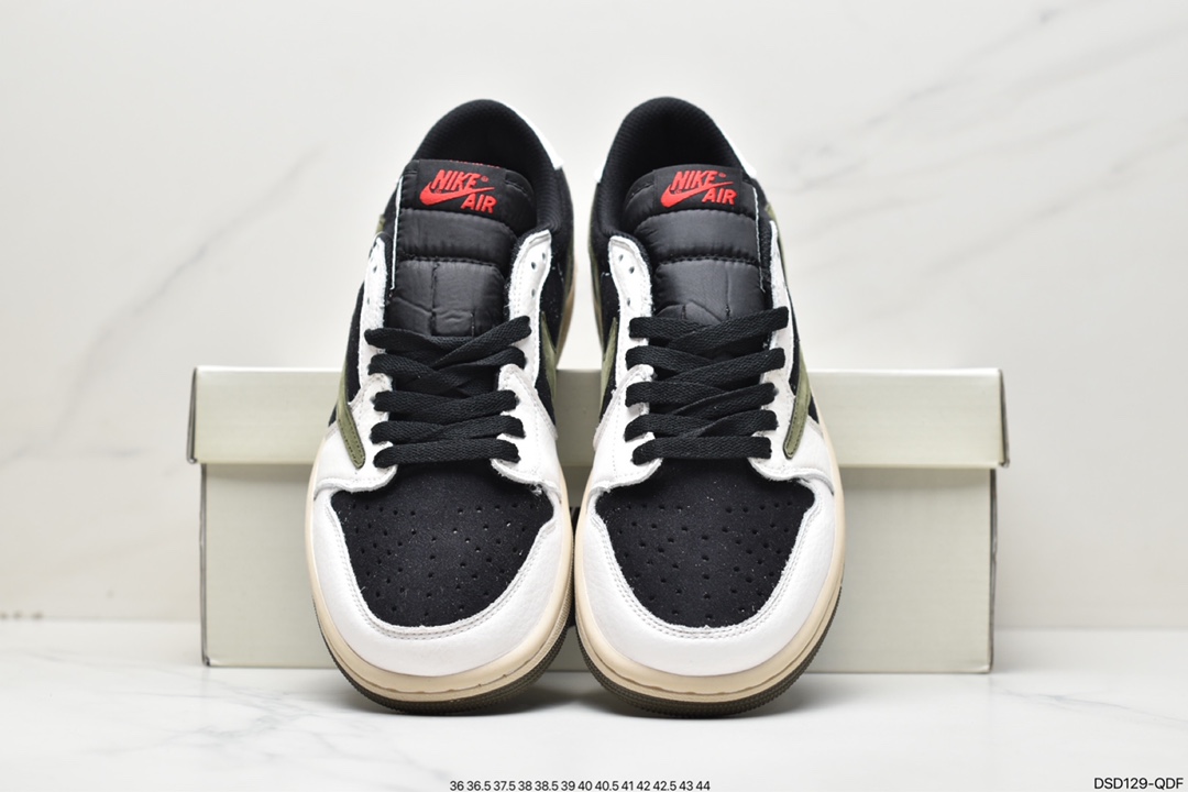 100 乔丹Air Jordan 1 Low 联名款 倒钩 低帮复古文化休闲运动篮球鞋 CQ4277-001
