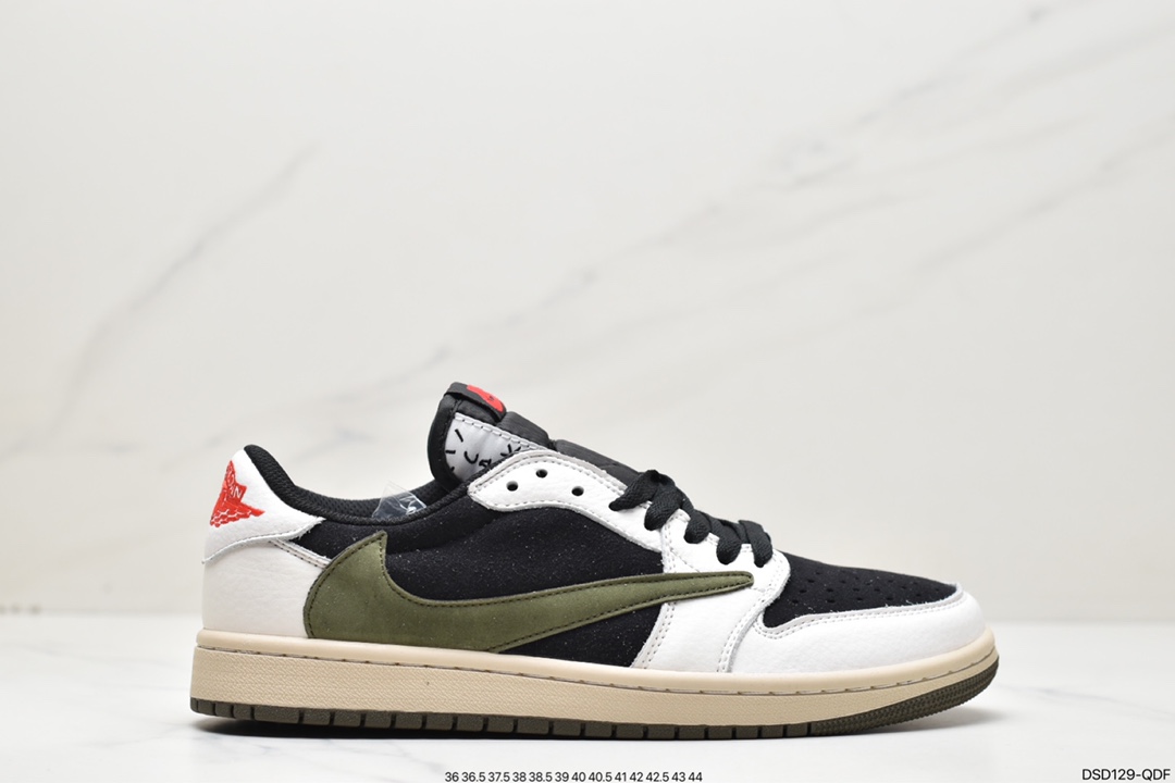 100 乔丹Air Jordan 1 Low 联名款 倒钩 低帮复古文化休闲运动篮球鞋 CQ4277-001