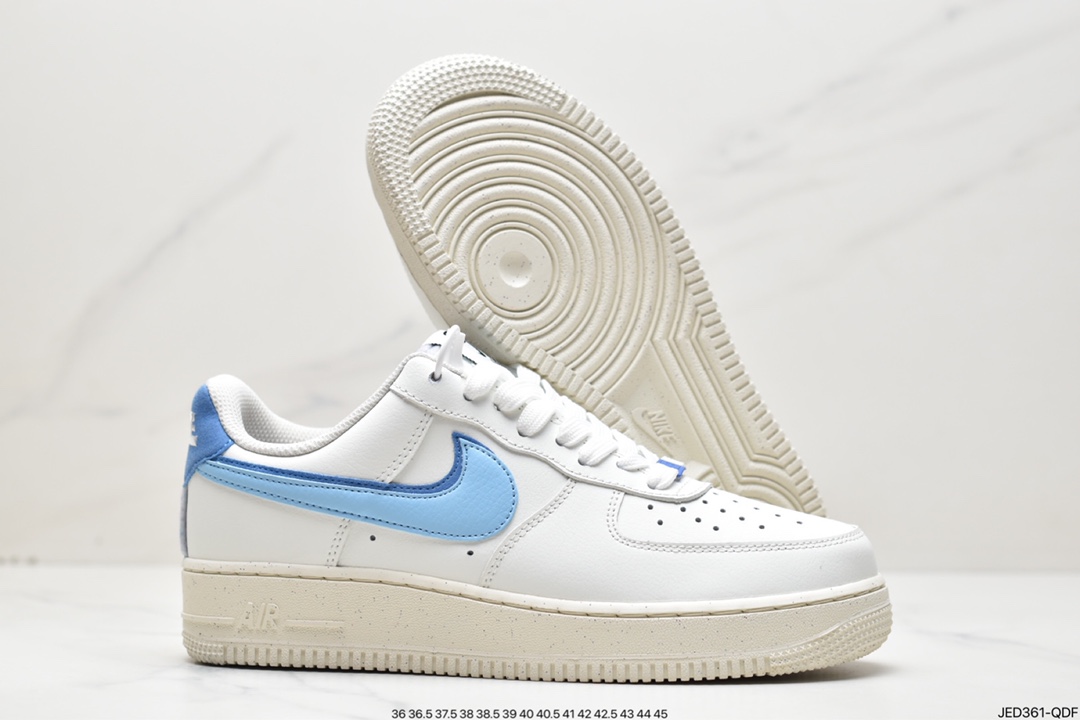 Nike Air Force 1'07 LV8 EMB ”82 White Blue” Air Force One DQ0359-100