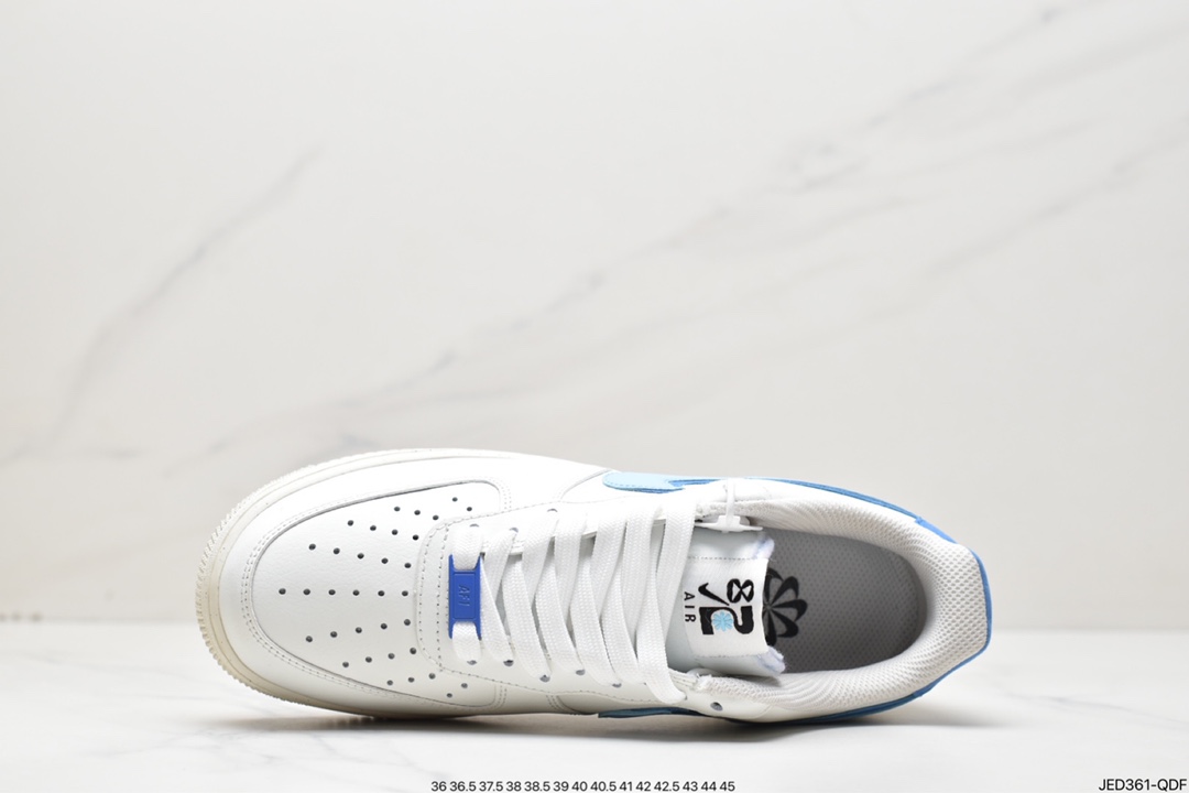 Nike Air Force 1'07 LV8 EMB ”82 White Blue” Air Force One DQ0359-100