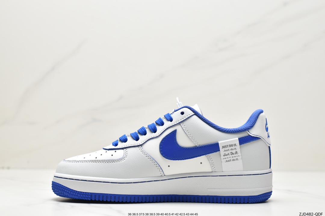 240 Nike Air Force 1 LX 空军一号灰白蓝休闲板鞋KJ1841-999