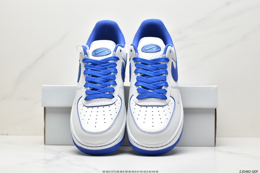 240 Nike Air Force 1 LX 空军一号灰白蓝休闲板鞋KJ1841-999
