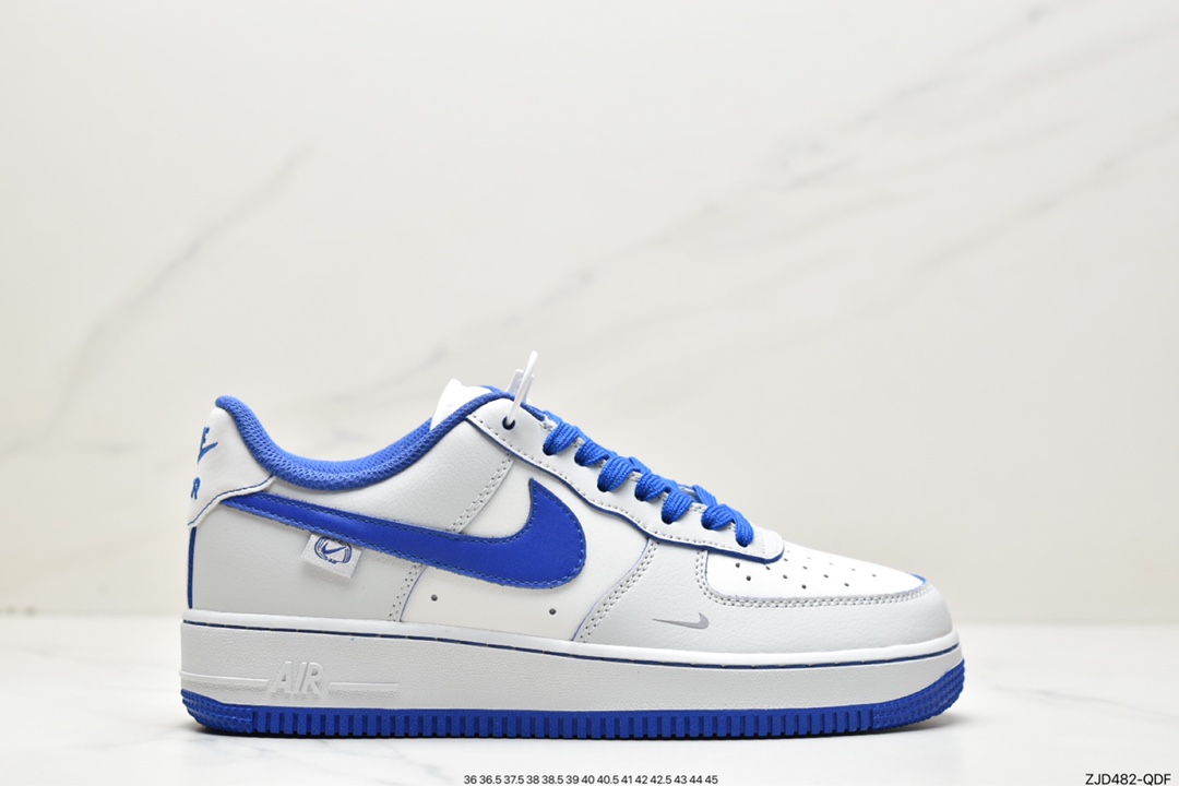 240 Nike Air Force 1 LX 空军一号灰白蓝休闲板鞋KJ1841-999