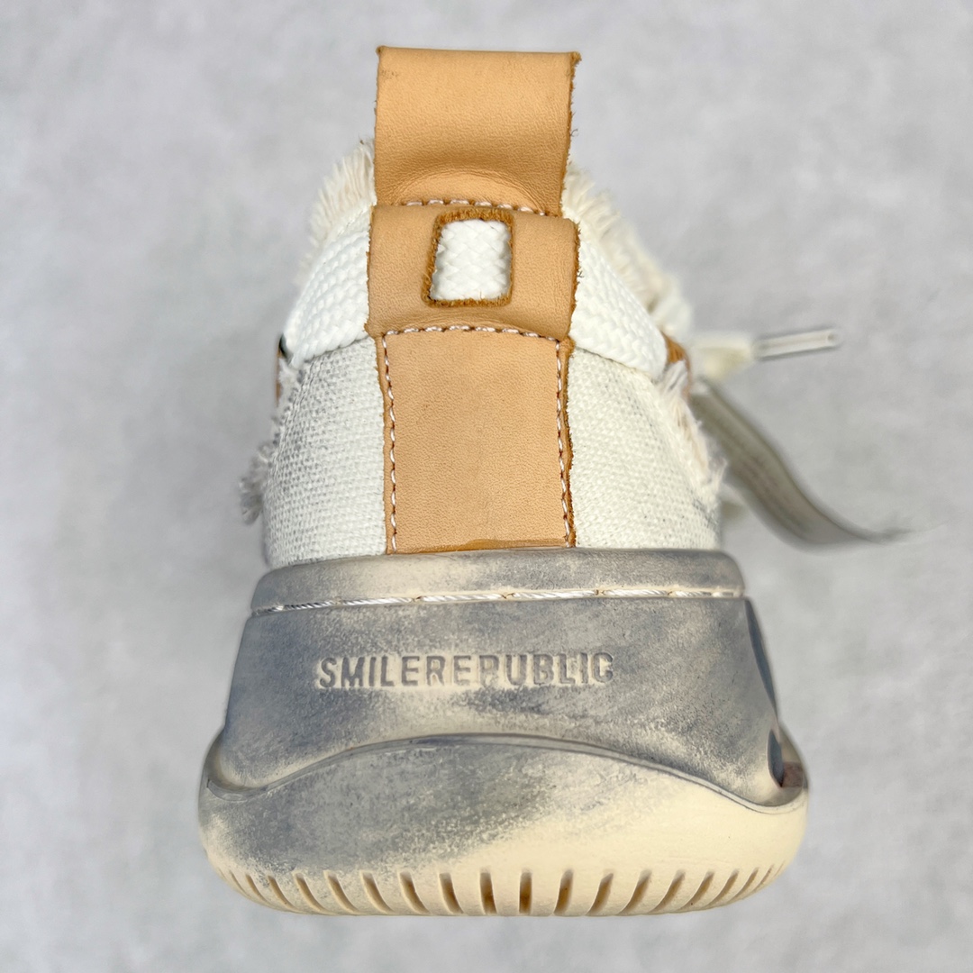 图片[8]-＃开春福利 SMILEREPUBLIC檀健次同款经典新款起司猫低帮开口笑厚底帆布鞋 新晋街头鞋履品牌SMILEREPUBLIC Canvas 系列 以 SMILE 为灵感来源 捕捉潮流 主打柔软的帆布设计 有裁切的羊毛流苏与独特编织技艺 超软水染牛皮内里 注塑成型鞋垫 4cm厘米外增高效果橡胶鞋底 尺码：35 36 37 38 39 40 41 42 43 44-选品中心