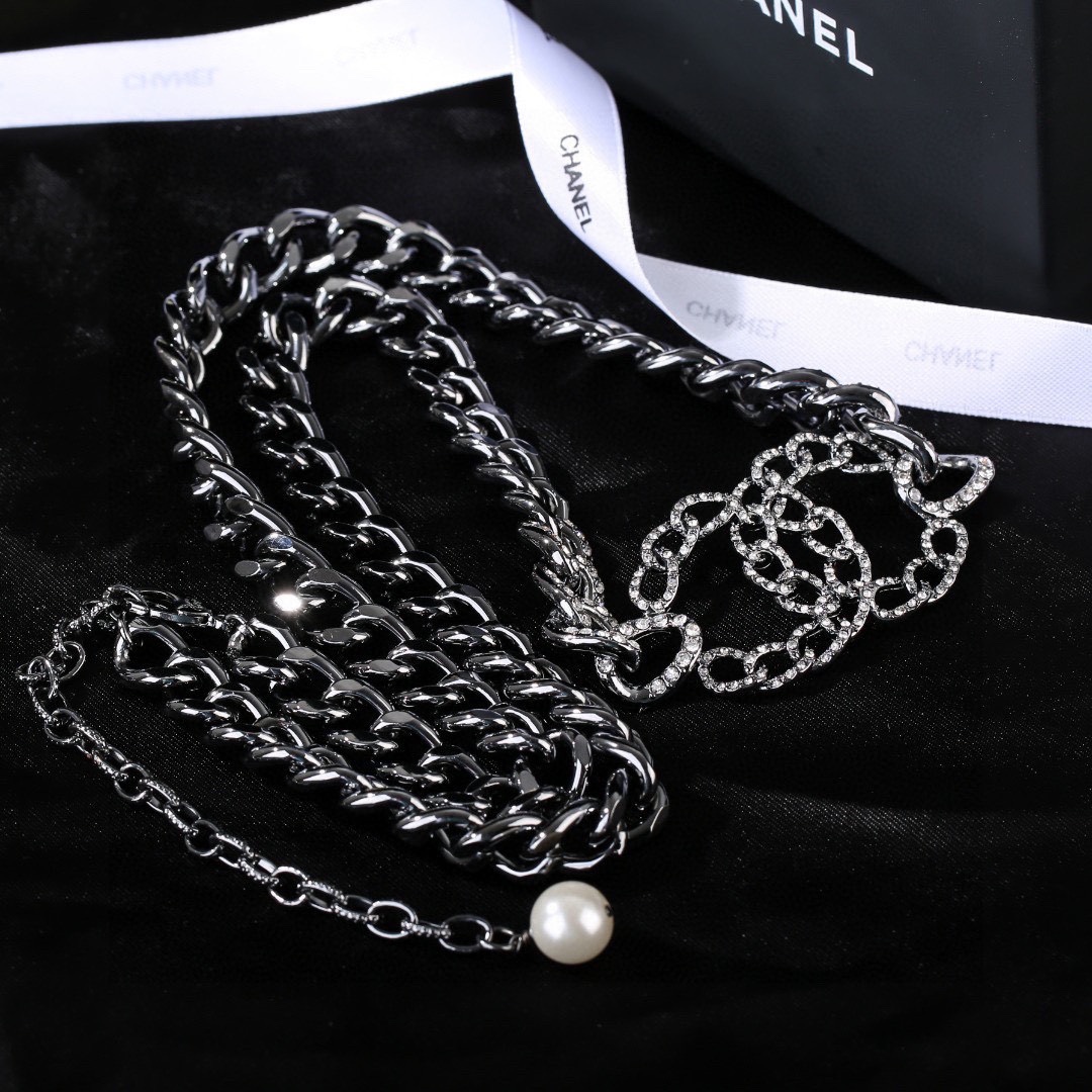 小香Chanel新款腰链专柜同步上新双C腰链精工打造原版一致黄铜材质