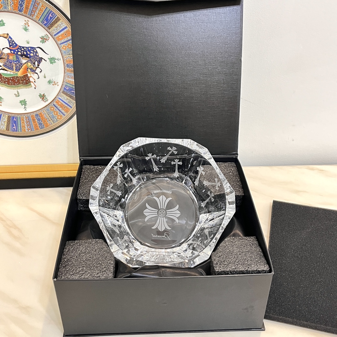 Chrome Hearts x Baccarat Crystal Fruit Bowl - Comprehensive 8