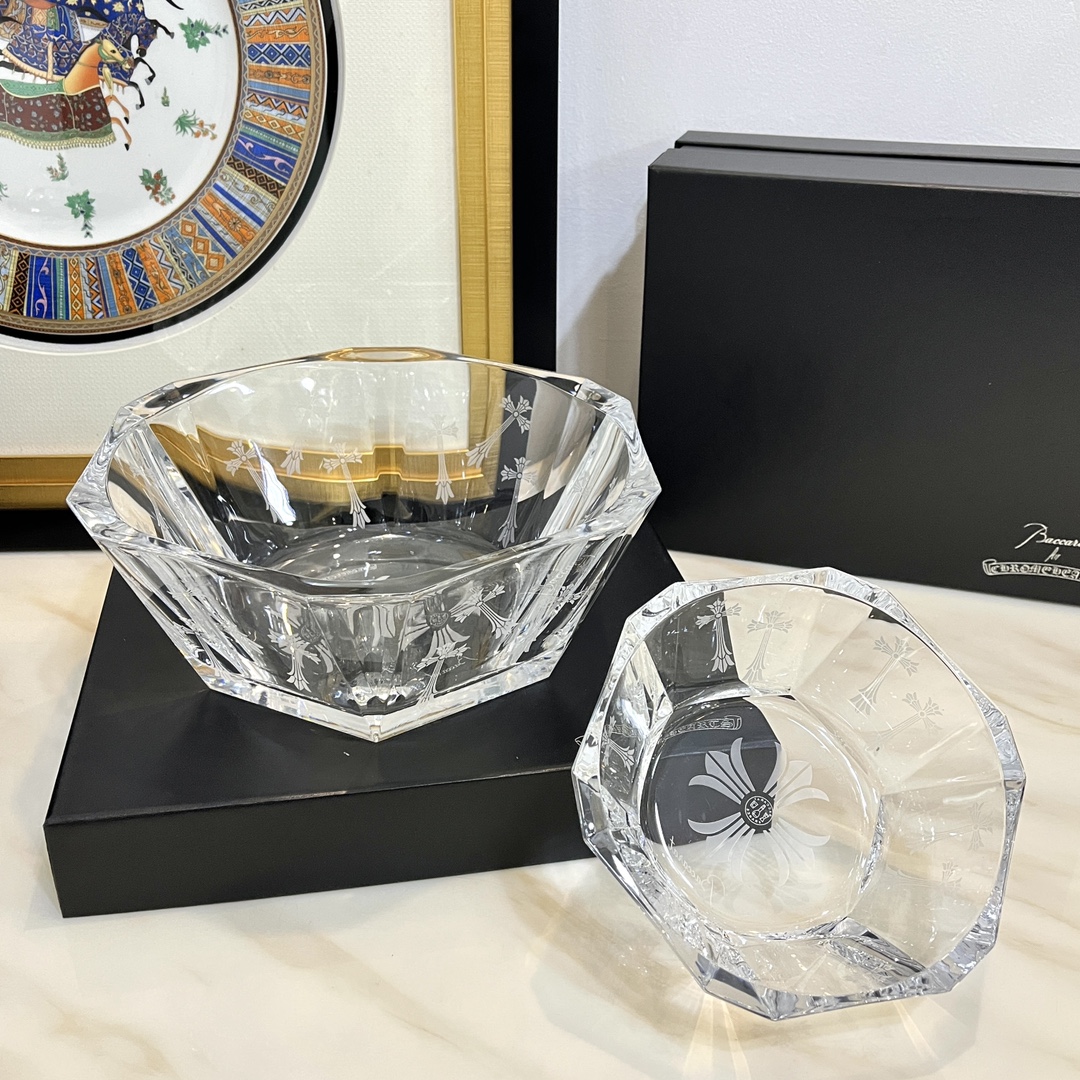 Chrome Hearts x Baccarat Crystal Fruit Bowl - Comprehensive 2