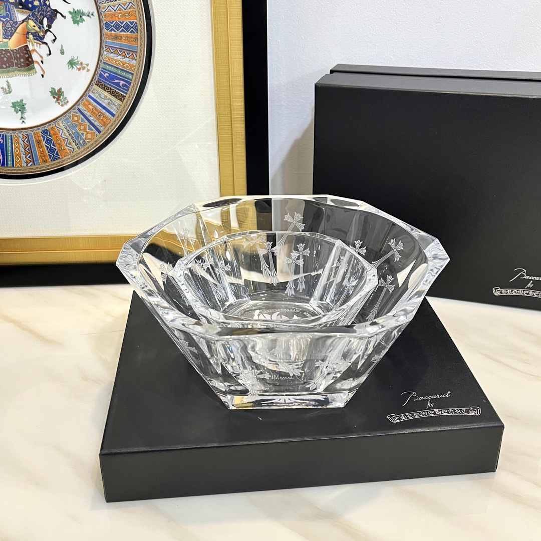 Chrome Hearts x Baccarat Crystal Fruit Bowl - Comprehensive 3