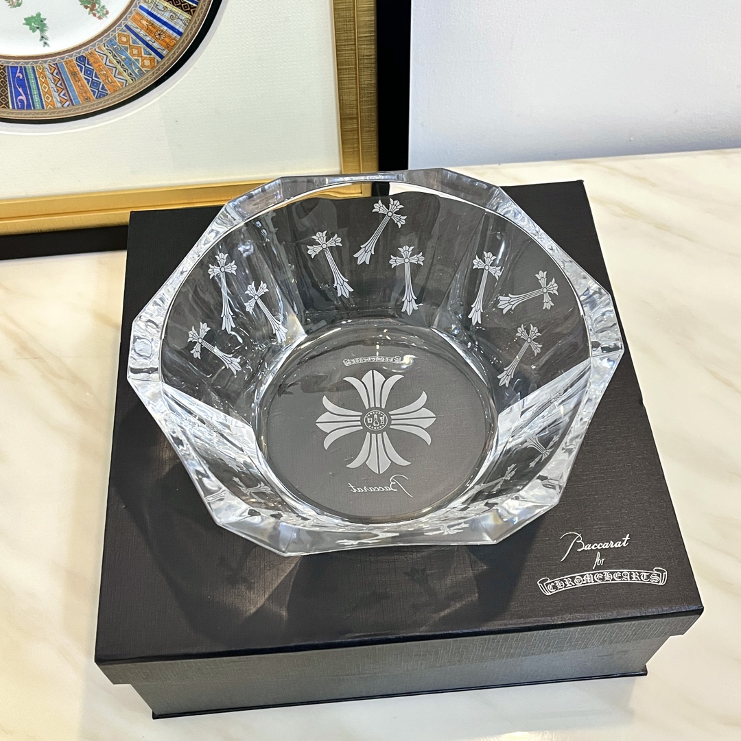 Chrome Hearts x Baccarat Crystal Fruit Bowl - Comprehensive 9