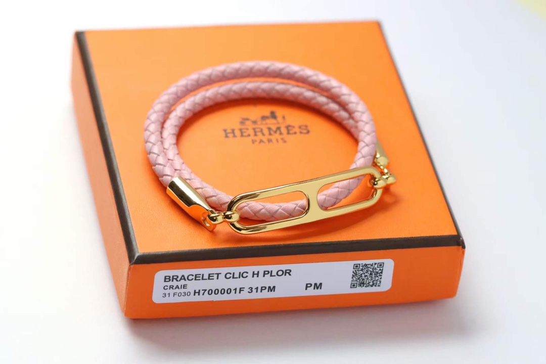 Can I buy replica
 Hermes Roulis Jewelry Bracelet Pink Unisex Fashion