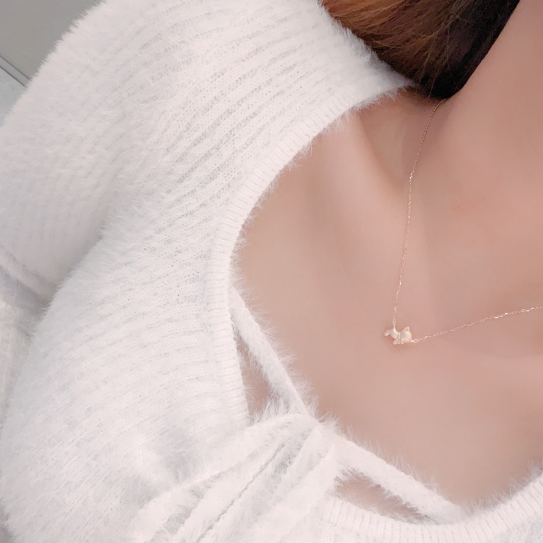 Fine Silver Necklace Minimalist Party Gold